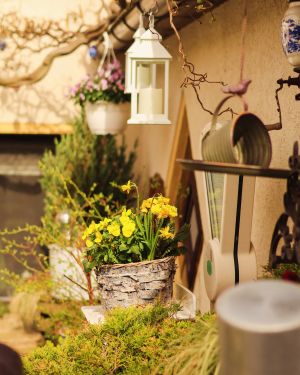 Seiffen Terrasse Ferienwohnung