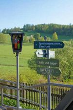 Seiffen Wegweiser Laterne