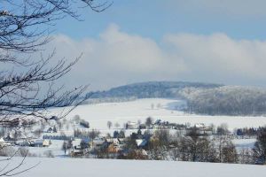 Seiffen Winter Ahornberg